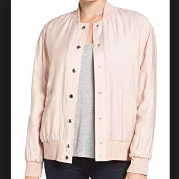 Two by Vince Camuto Jackets & Blazers - Vince Camuto Rose Buff Bomber Jacket